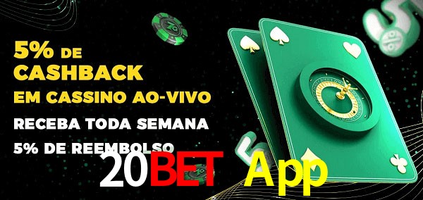 Promoções do cassino ao Vivo 20Bet App